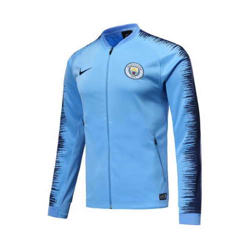 Manchester City 18/19 Training Jacket Blue Black